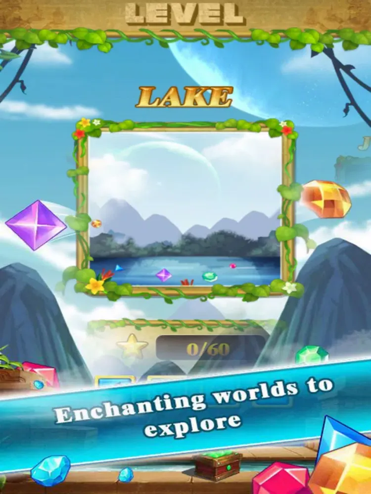 Match 3 Diamond Crush FREE iPad  স্ক্রিনশট