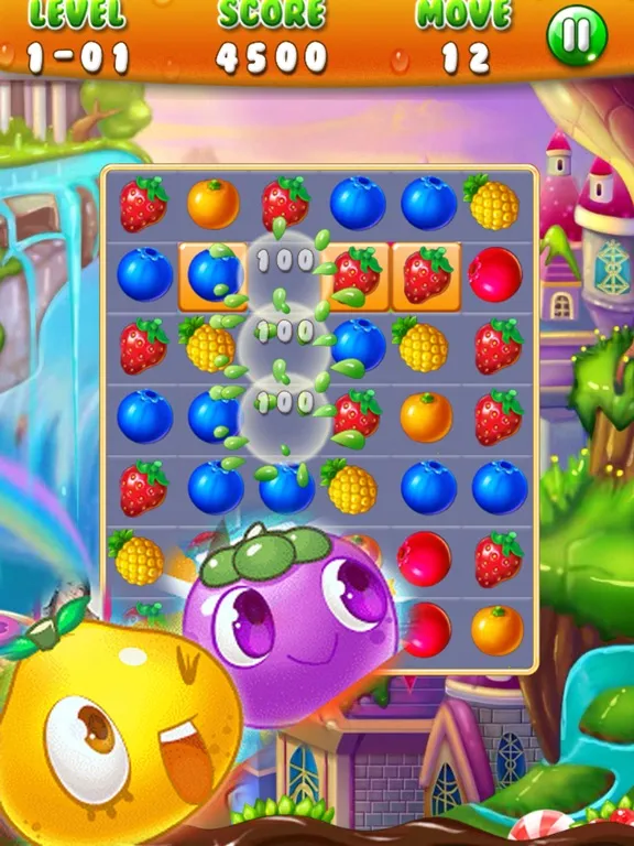 Ảnh chụp màn hình của Ice Fruit Boom iPad 