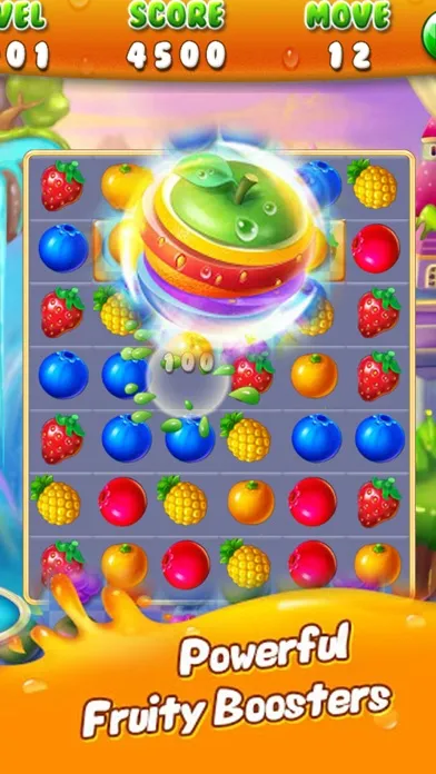 Ảnh chụp màn hình của Ice Fruit Boom