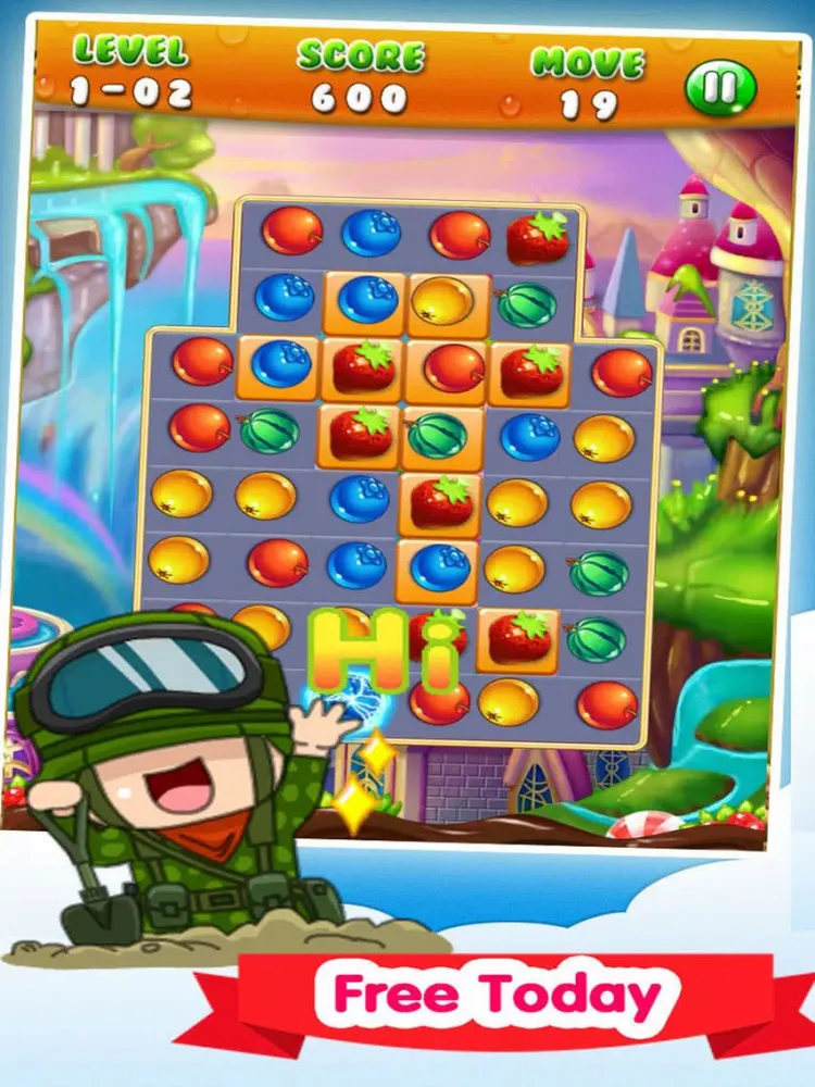 Fruit Smash Burst iPad  Screenshots