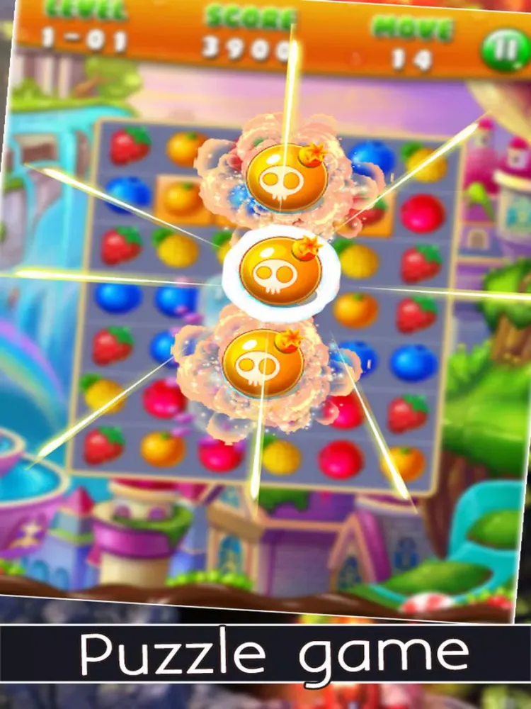 ภาพหน้าจอของ Fruit Mania Splash - Fruit World Connect 2016 iPad 