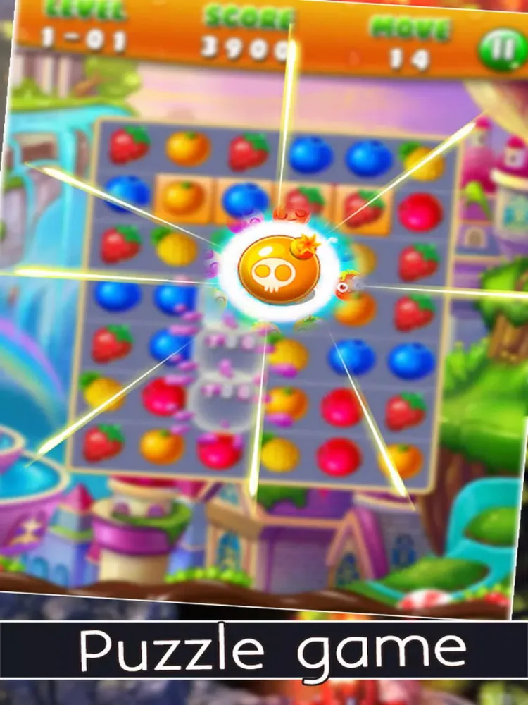 ภาพหน้าจอของ Fruit Mania Splash - Fruit World Connect 2016 iPad 