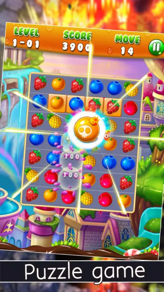ภาพหน้าจอของ Fruit Mania Splash - Fruit World Connect 2016