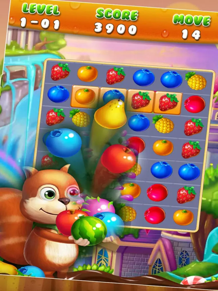 Capturas de pantalla de Fruits Jewel Star iPad 