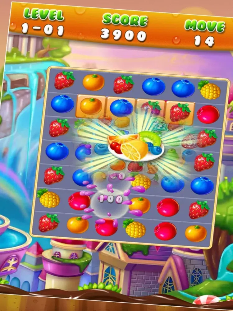 Capturas de pantalla de Fruits Jewel Star iPad 