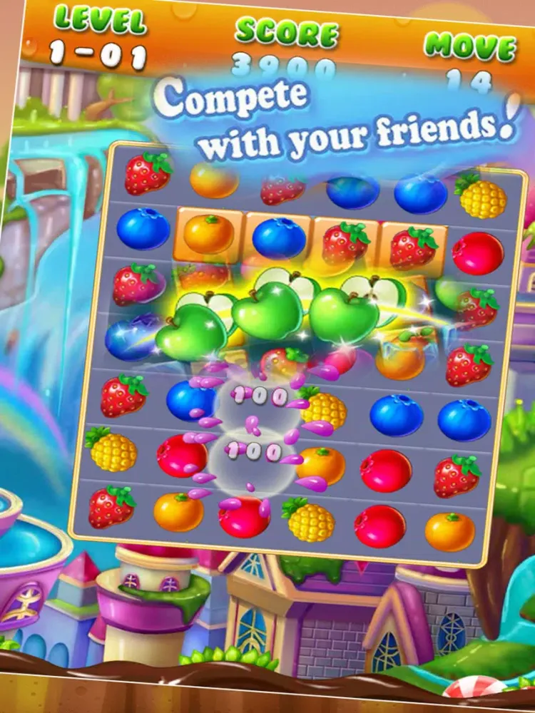 Capturas de pantalla de Fruits Jewel Star iPad 