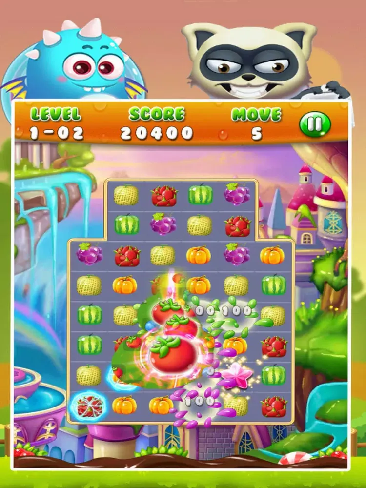Screenshot di Fruit Match Rush - Match 3 Fruit iPad 