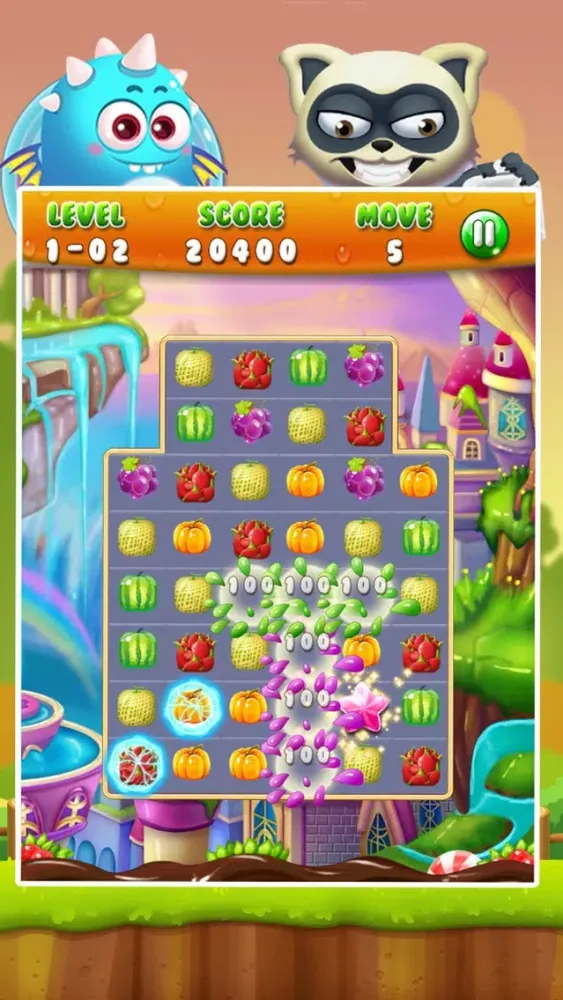 Screenshot di Fruit Match Rush - Match 3 Fruit