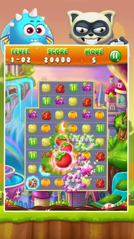 Screenshot di Fruit Match Rush - Match 3 Fruit