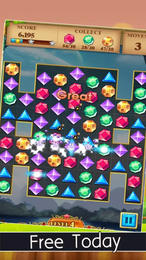Cute Jewels Star Match 3 Free 2016 Edition Screenshots