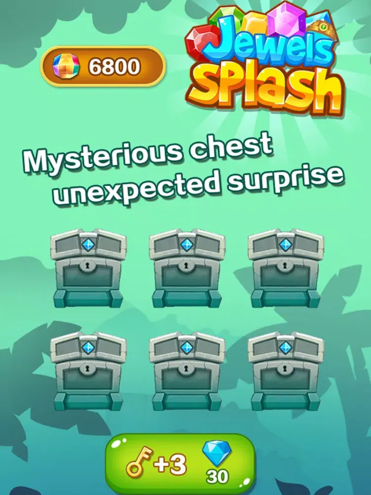 Jewels Splash Dex - King of Jewel Match 3 iPad  스크린샷