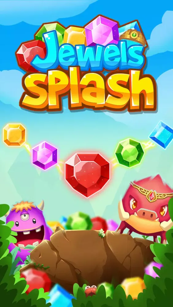 Jewels Splash Dex - King of Jewel Match 3 스크린샷
