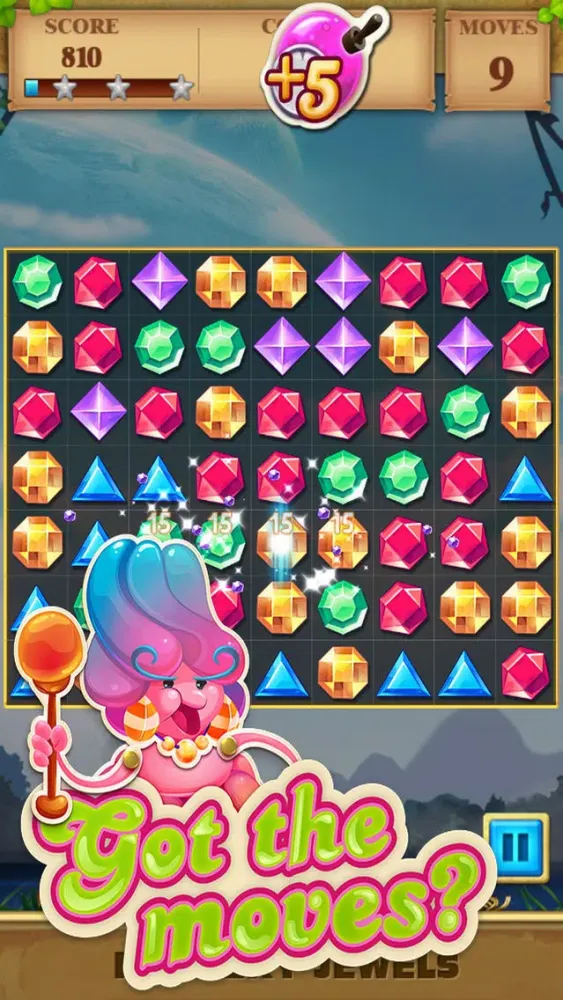 Screenshot di Match 3 Jewels Star - Game Puzzle FREE