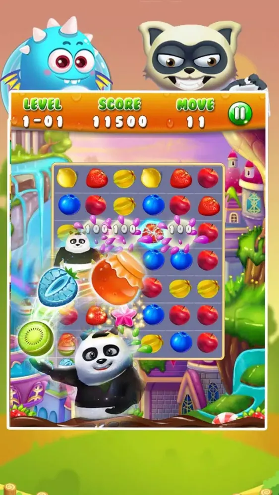 Tangkapan layar Happy Fruit Juice Mania