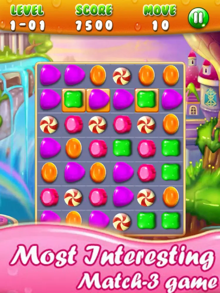 Jelly Match-3 Story iPad 应用截图