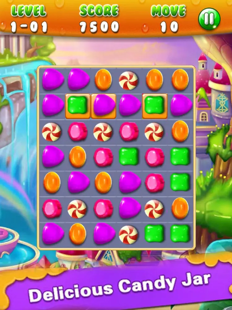 Jelly Match-3 Story iPad 应用截图