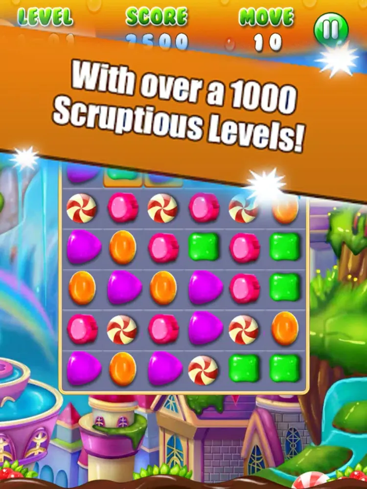 Jelly Match-3 Story iPad 应用截图
