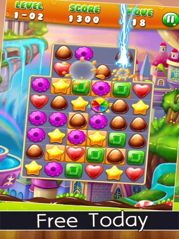 Jewels Star Legend 2016 - 3 Match Pro iPad  Screenshots