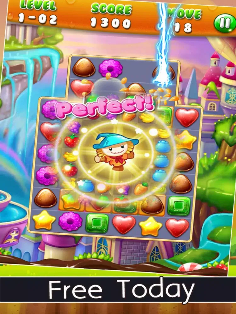 Jewels Star Legend 2016 - 3 Match Pro iPad  Screenshots
