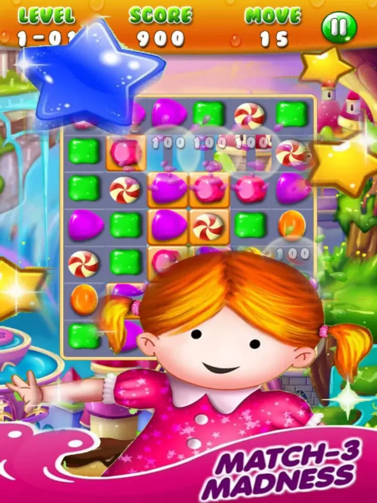 Скриншоты Frenzzy Island Candy: Candy Match 3 iPad 