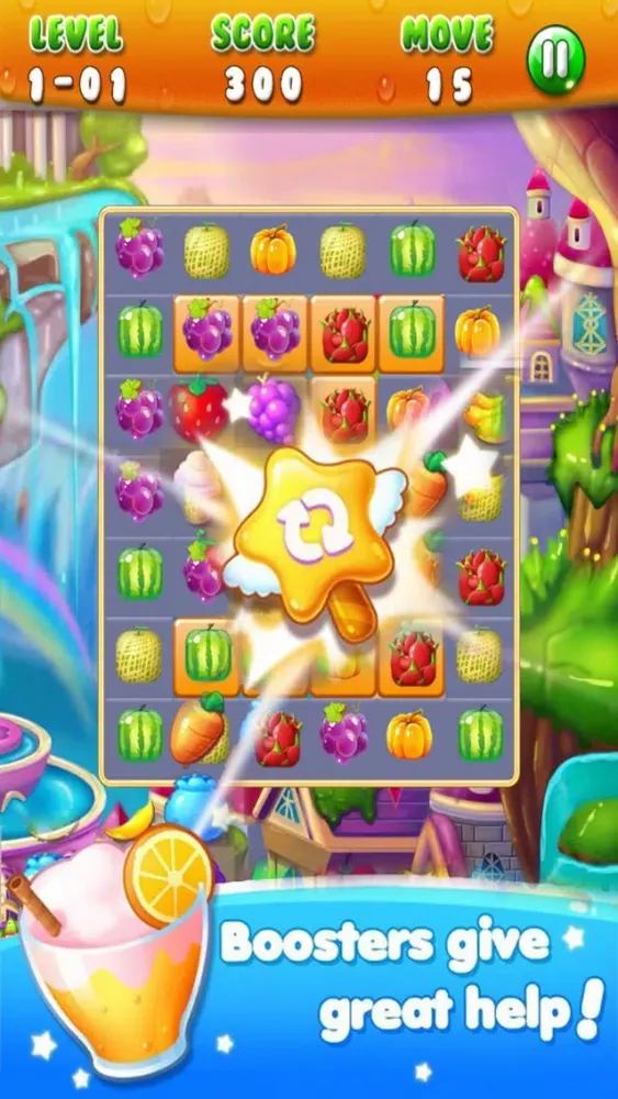 Ảnh chụp màn hình của Crush Fruit: Happy Mania