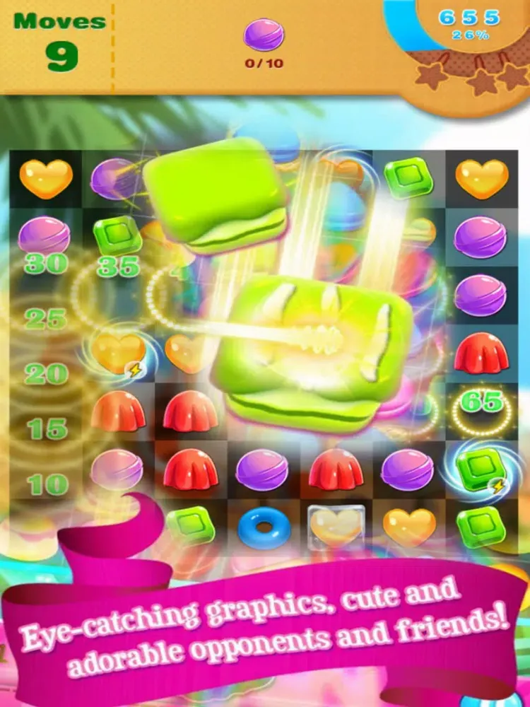 Capturas de pantalla de Paradise Jam: Jelly Sweet Mania iPad 