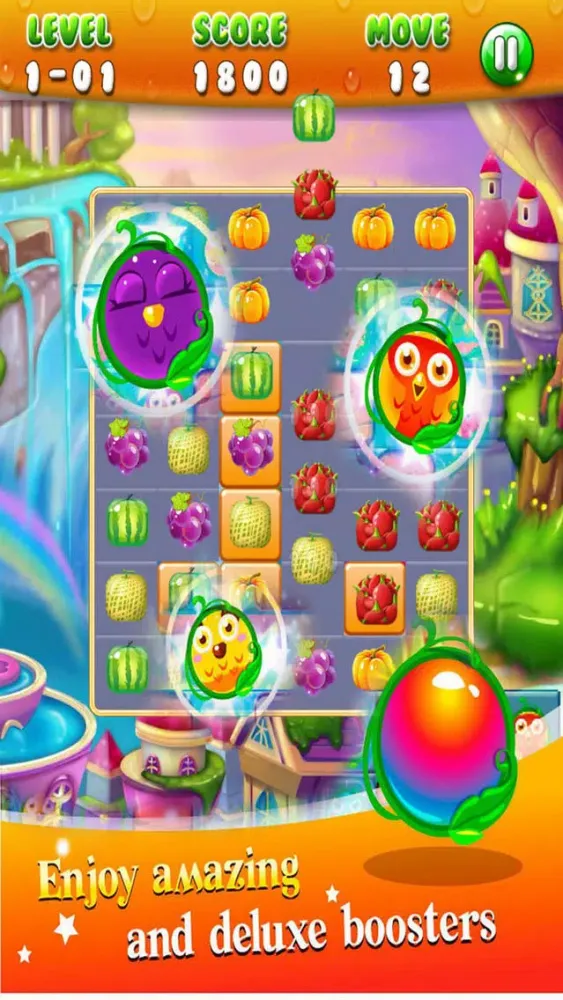Ảnh chụp màn hình của Fruit iland: Blash Sweet Game