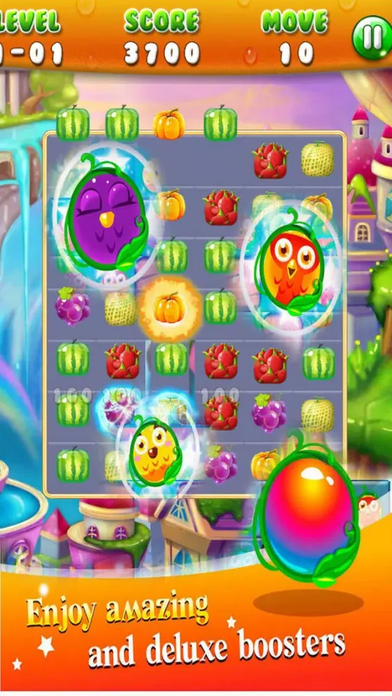 Ảnh chụp màn hình của Fruit iland: Blash Sweet Game