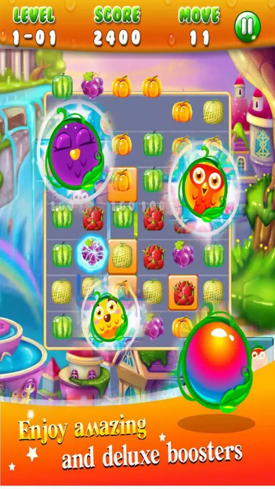 Ảnh chụp màn hình của Fruit iland: Blash Sweet Game