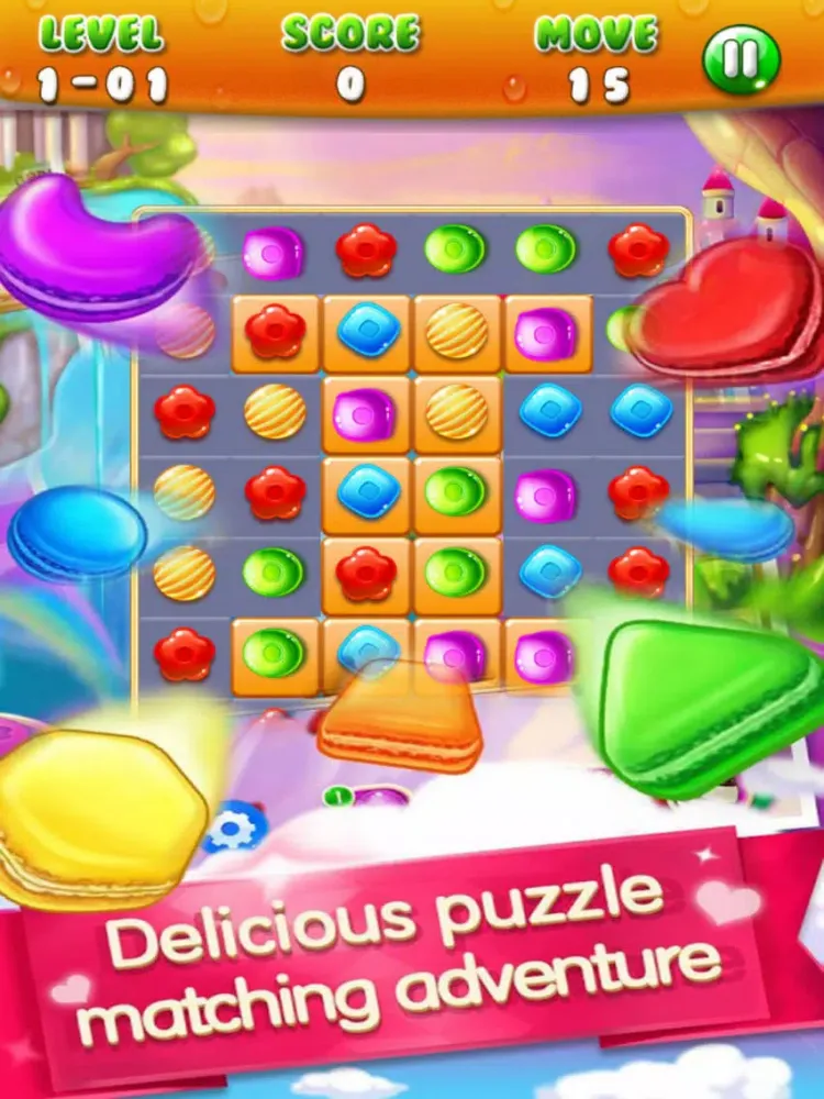 Cookie Legend: City Candy Pop iPad  स्क्रीनशॉट