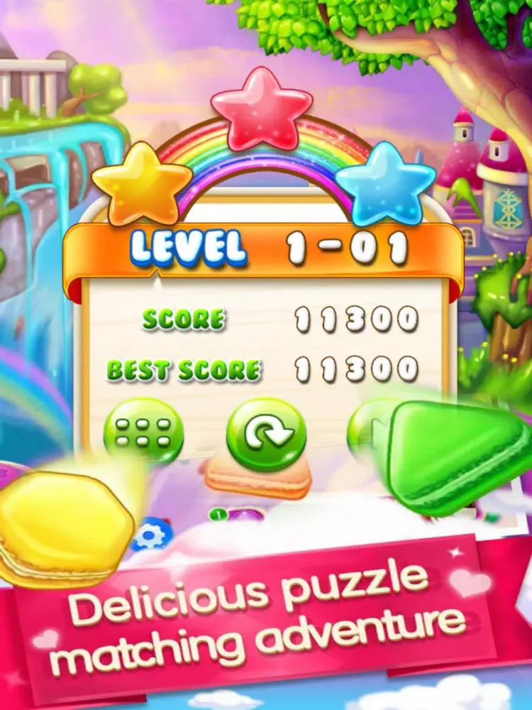 Cookie Legend: City Candy Pop iPad  स्क्रीनशॉट