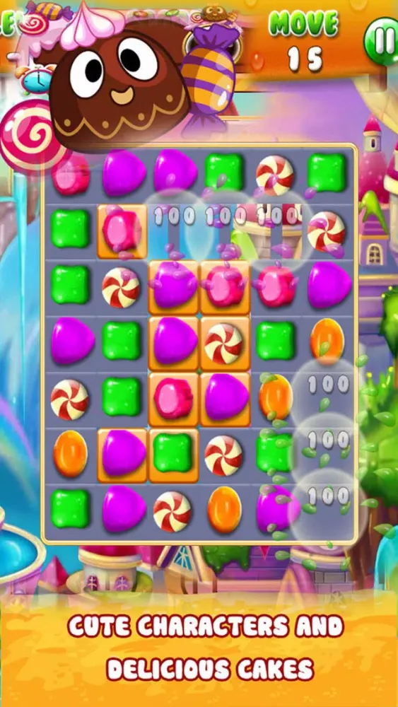 Chocole Candy: Mania Match Drop 스크린샷