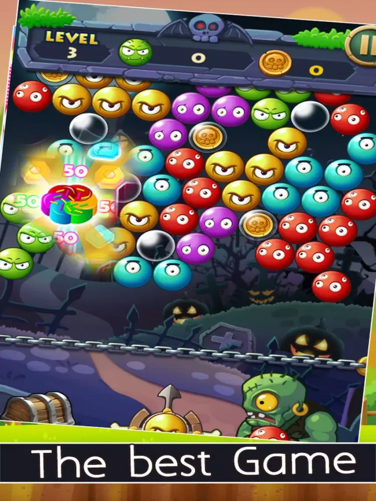 Capturas de tela do Bubble Link Legend - Shoot the Ball Version iPad 