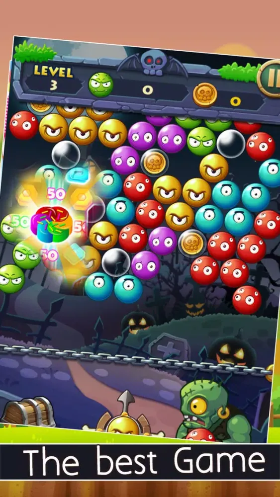 Capturas de tela do Bubble Link Legend - Shoot the Ball Version