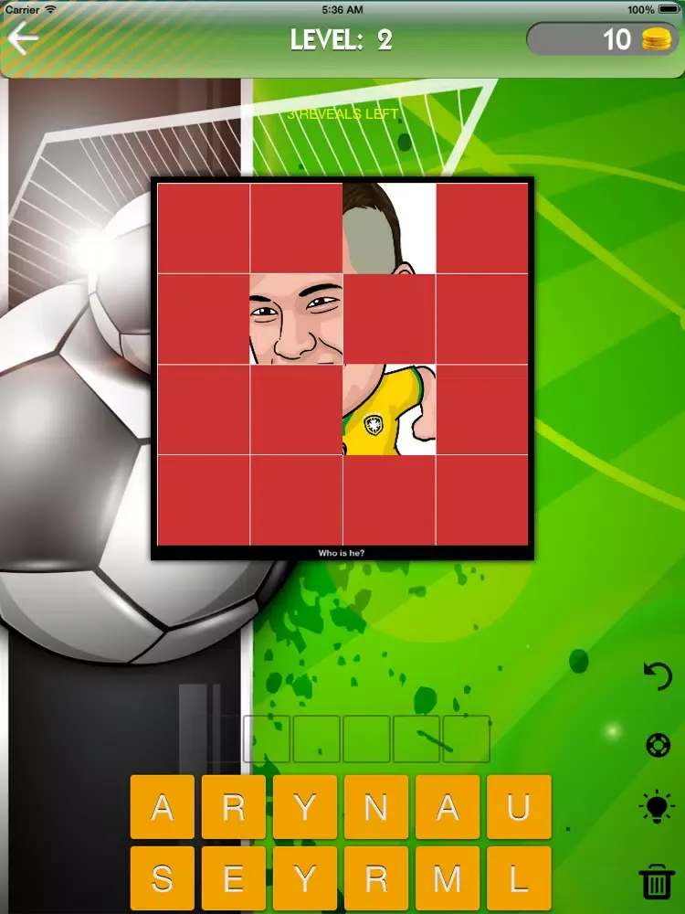 Who is this world football player? : a trivia guess game iPad  Screenshots