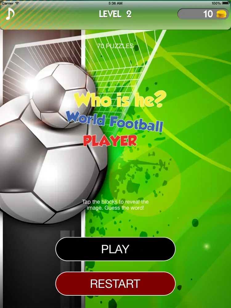 Who is this world football player? : a trivia guess game iPad  Screenshots