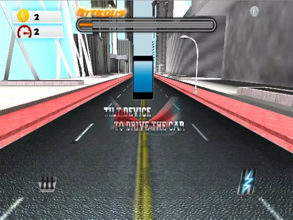 Capturas de pantalla de 3D Police chase pursuit on the traffic highway iPad 