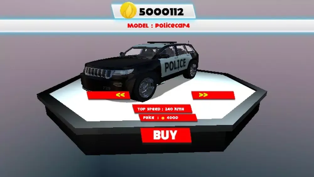 Capturas de pantalla de 3D Police chase pursuit on the traffic highway