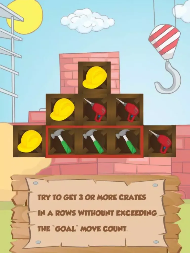 Tools BOX : Construction material matching game for kids iPad 應用截圖