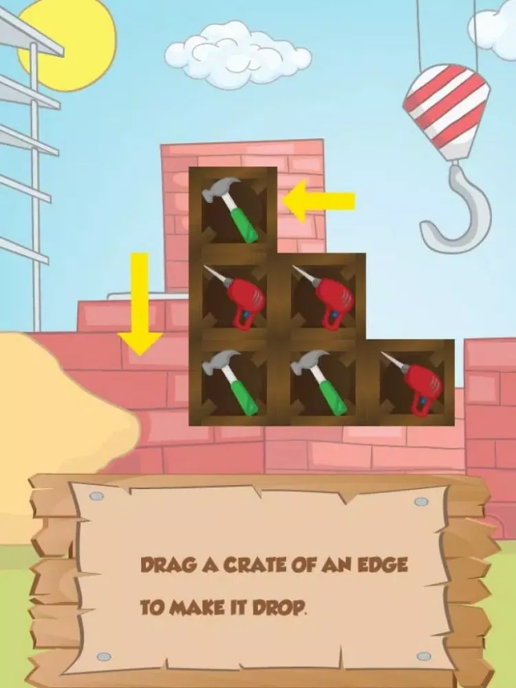 Tools BOX : Construction material matching game for kids iPad 應用截圖