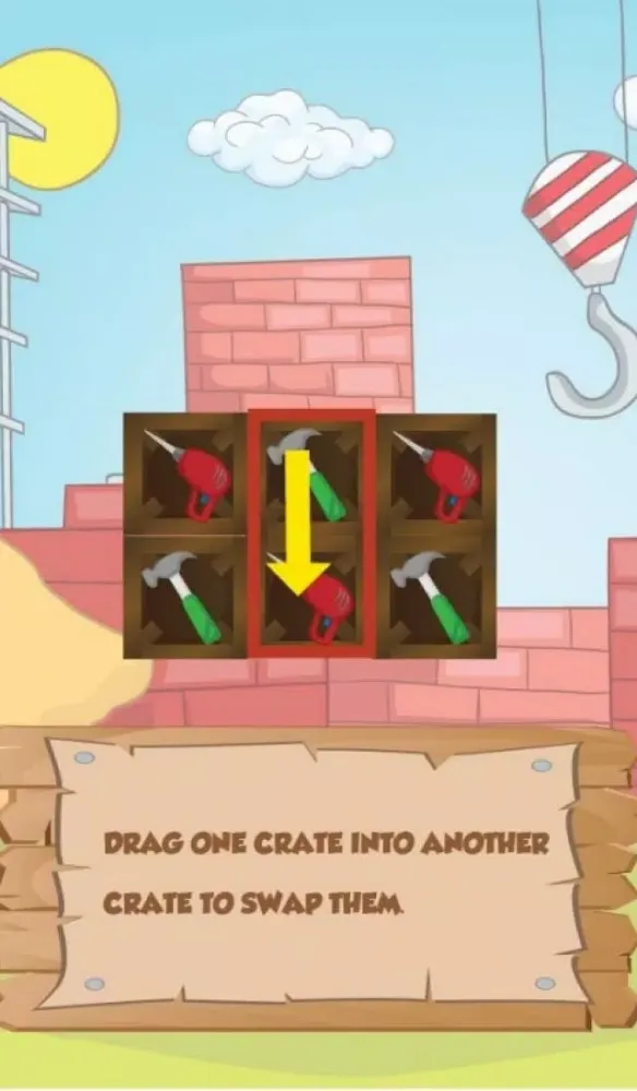 Tools BOX : Construction material matching game for kids應用截圖