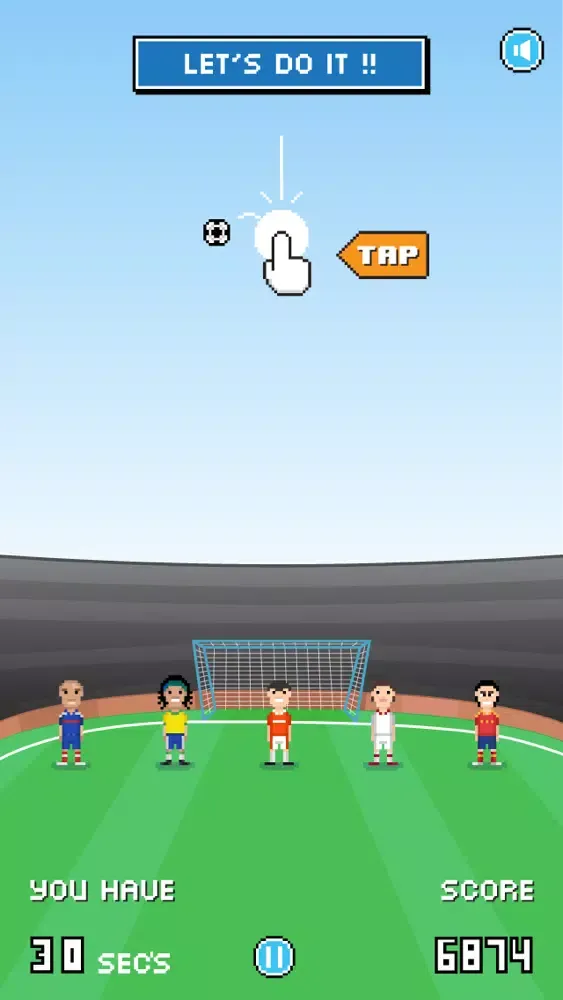 BlockBall Lite : head the ball in world stadium football match スクリーンショット