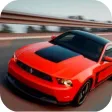 Racing Fast Car Mountain