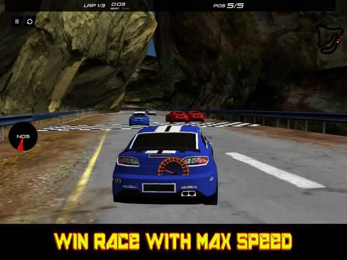 Racing Fast Car Mountain iPad  स्क्रीनशॉट