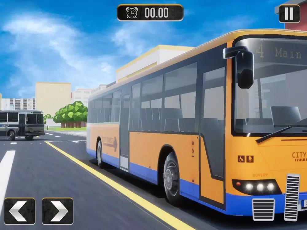 Bus Driving Simulator Car Game iPad  스크린샷