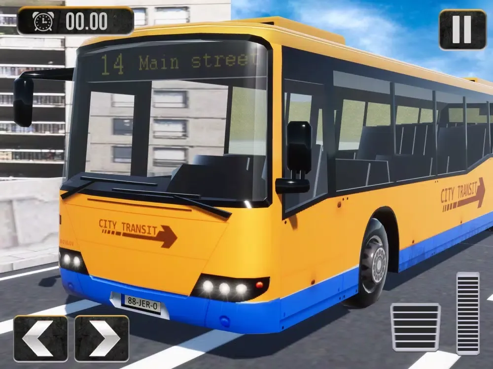 Bus Driving Simulator Car Game iPad  스크린샷