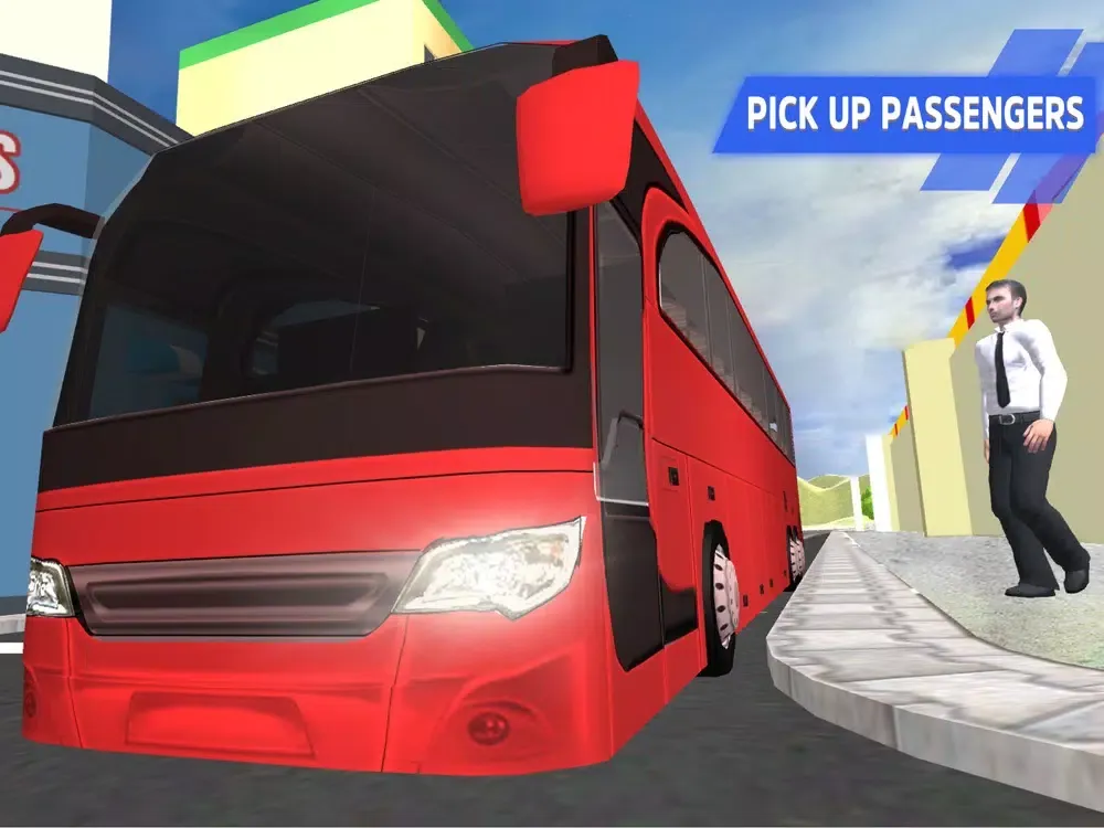 Bus Driving Simulator Car Game iPad  스크린샷