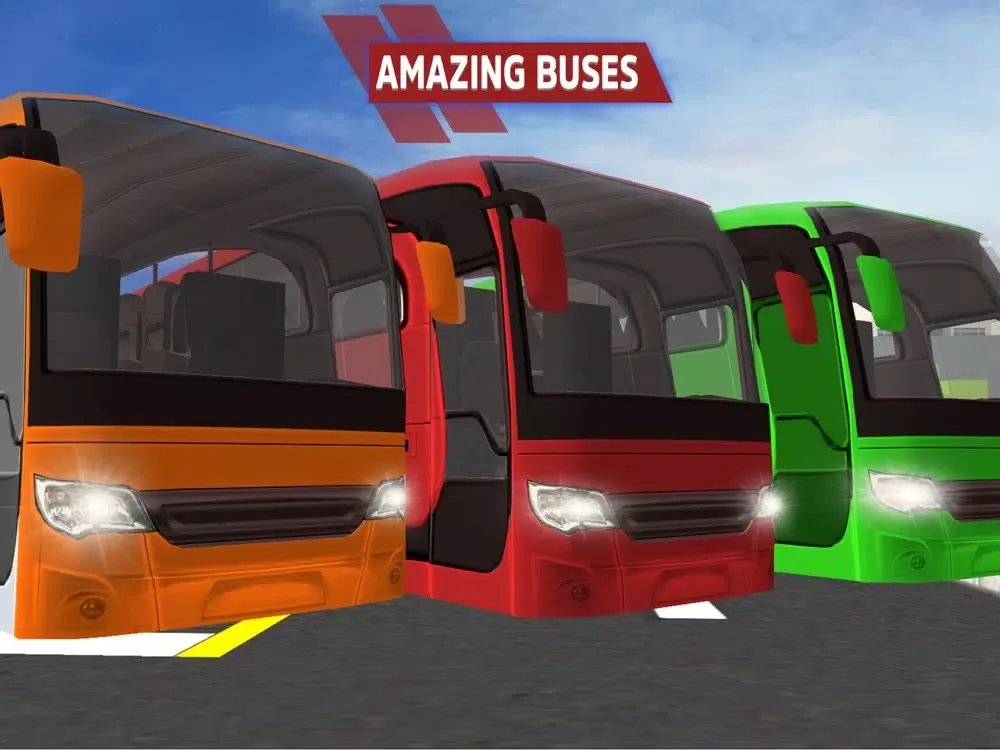 Bus Driving Simulator Car Game iPad  스크린샷