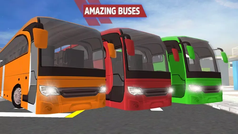 Bus Driving Simulator Car Game 스크린샷