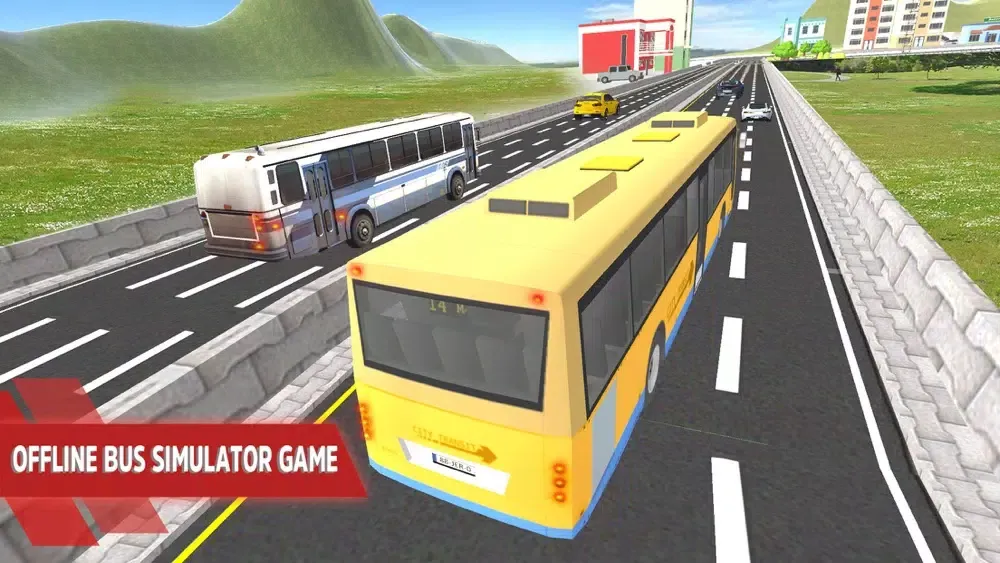 Bus Driving Simulator Car Game 스크린샷